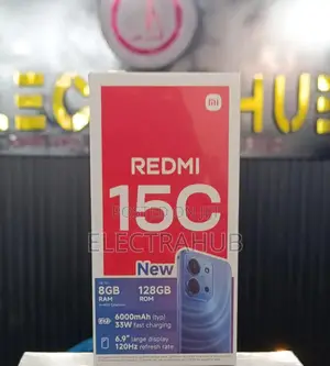 New Xiaomi Redmi 15C 4G 128 GB Black