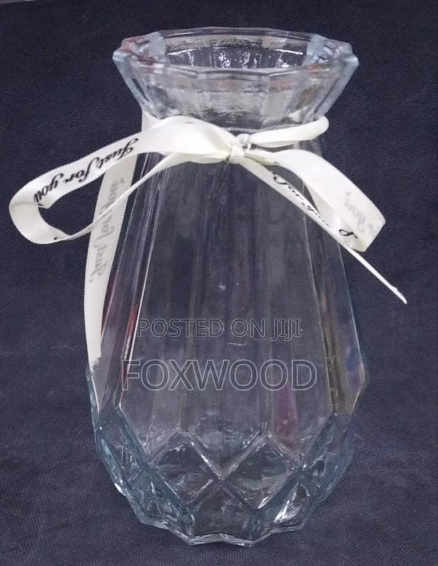 Diamond Vase Clear 18cm - thumbnail 2