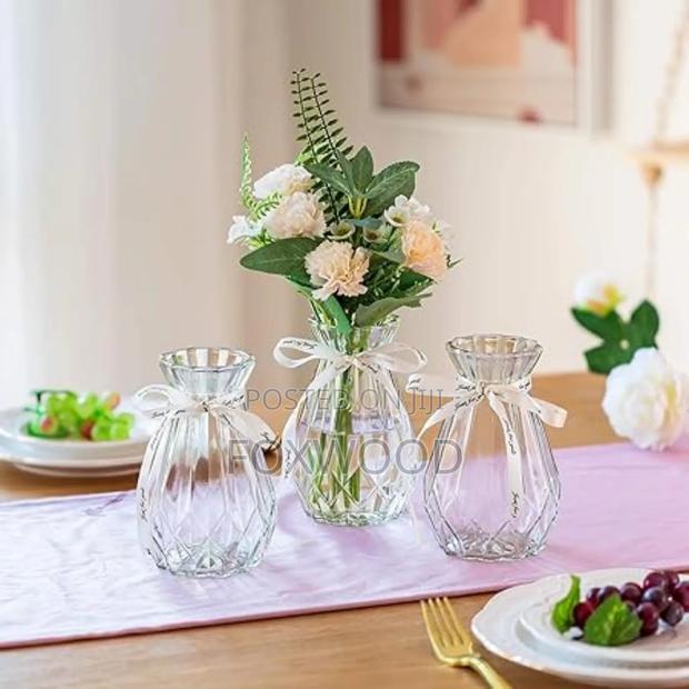 Diamond Vase Clear 18cm - thumbnail 5