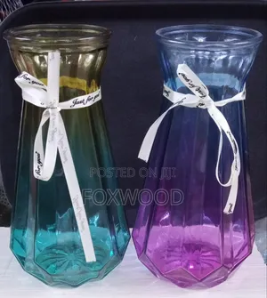 Diamond Flower Vase Rainbow 25cm