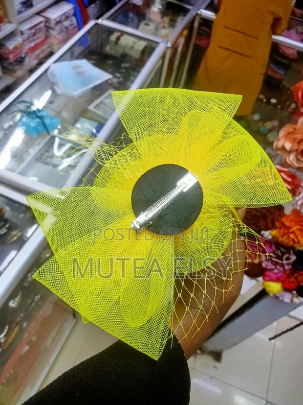 Fancy Yellow Mini Fascinators - thumbnail 2