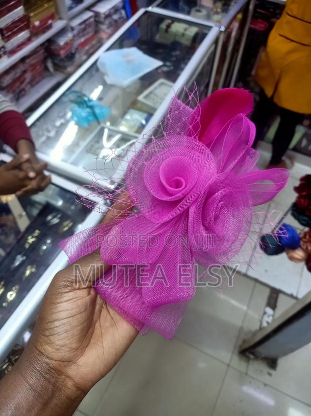 Fancy Hot Pink Mini Fascinators - main view