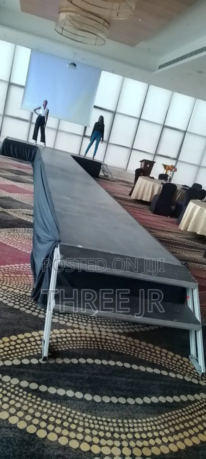 Have a Modelling Event. We Set Up Walkway Stage Very Unique