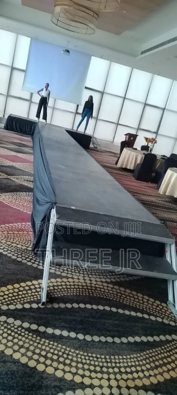 Have a Modelling Event. We Set Up Walkway Stage Very Unique