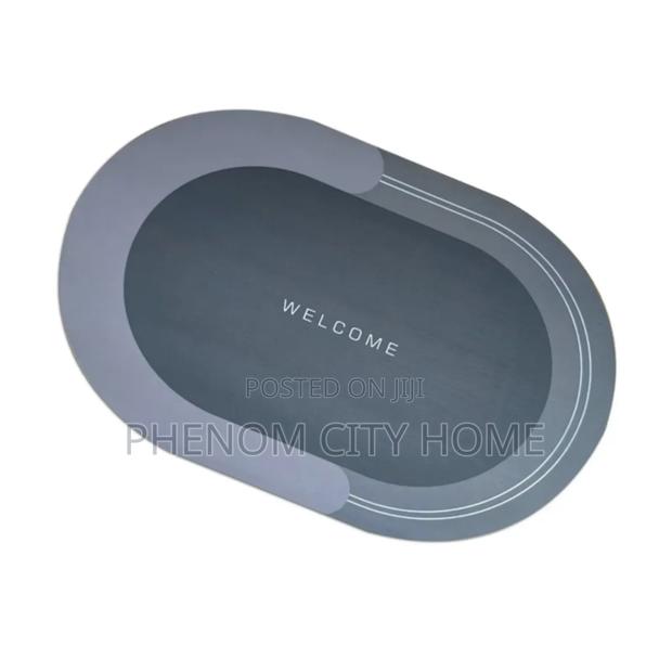 Oval Quick Drying Bathroom Doormats - main view