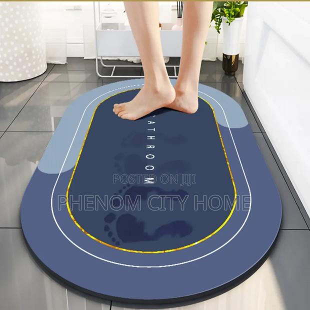 Oval Quick Drying Bathroom Doormats - thumbnail 3
