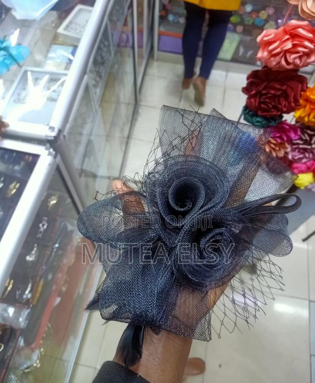 Black Red Fancy Mini Fascinators - thumbnail 2