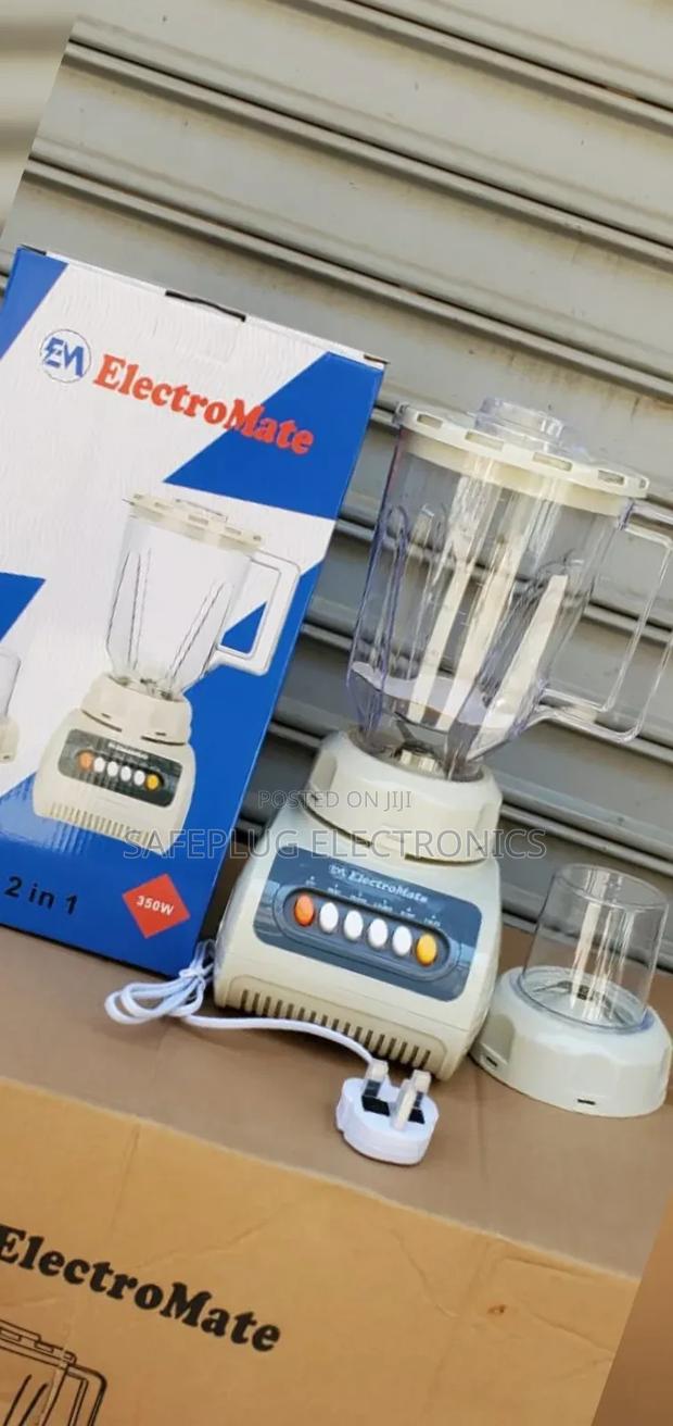 Electromate 2-in-1 Blender Grinder – Powerful 500w Motor,
