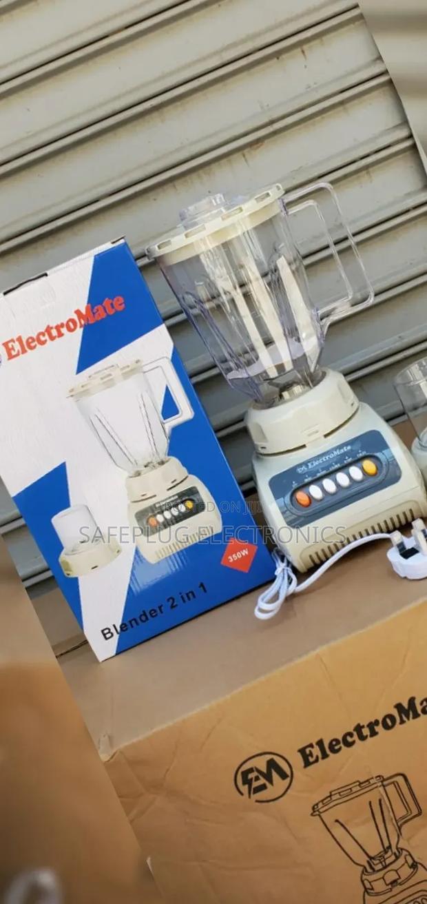 "Electromate Blender + Grinder Combo – 2 Jars, Pulse Function,