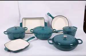 11pcs Cast Iron Cookware