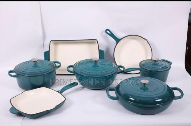 11pcs Cast Iron Cookware
