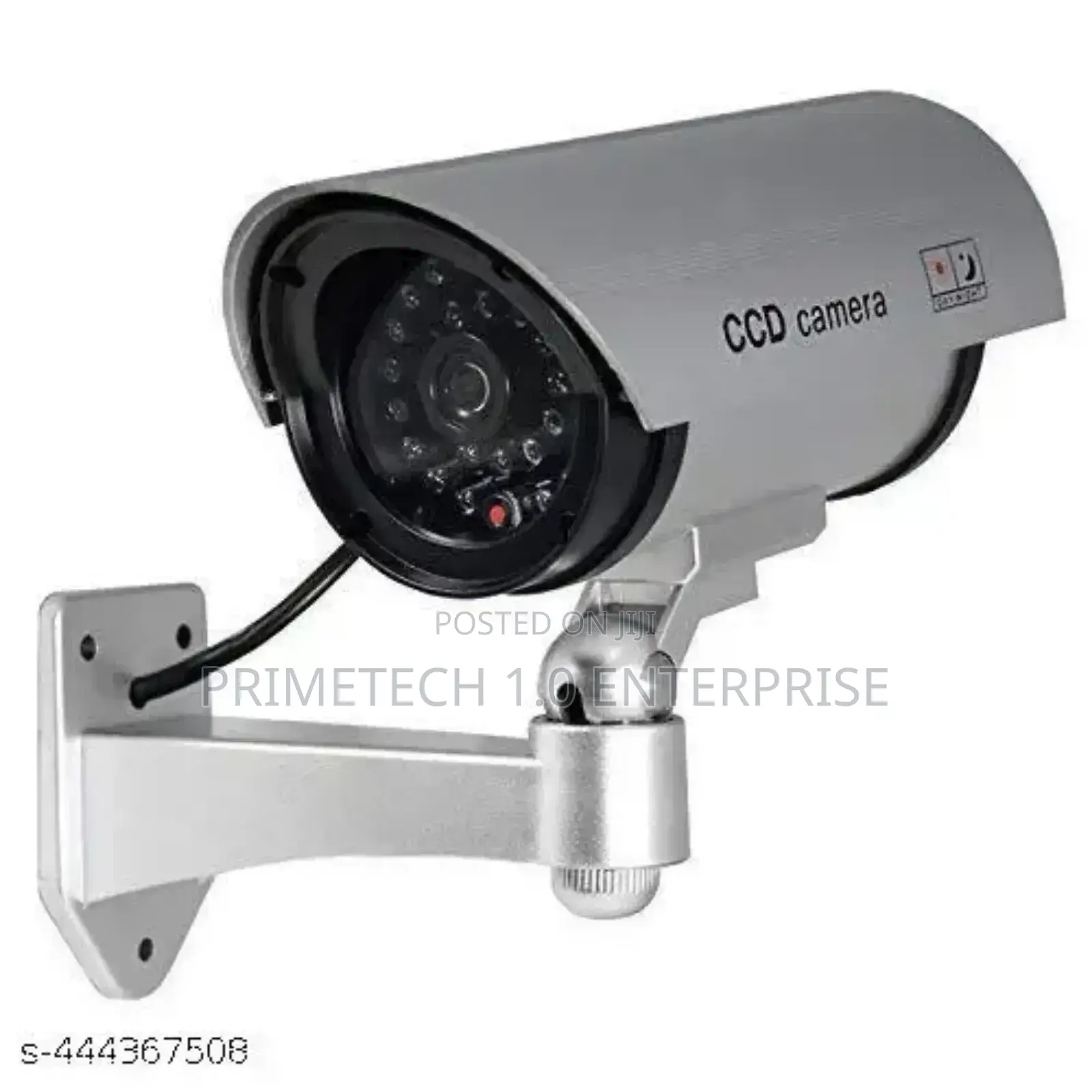 Fake Cctv Camera With Simulation Antena Red Led Light