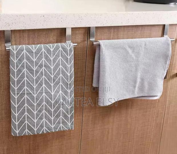 Black Silver Stainless Steel Kitchen Cabinets Door Storage Racks - thumbnail 3