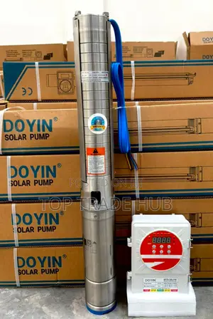 Doyin Solar Submersible Pump 1.5hp 140m Head Stainless Steel Impeller