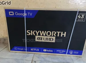 Skyworth 43′′ 43e3500g Google Frameless Tv With Voice Search 