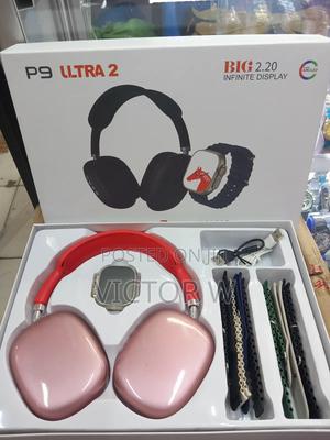 P9 Ultra Smartwatch. Free Headphones Extra Straps