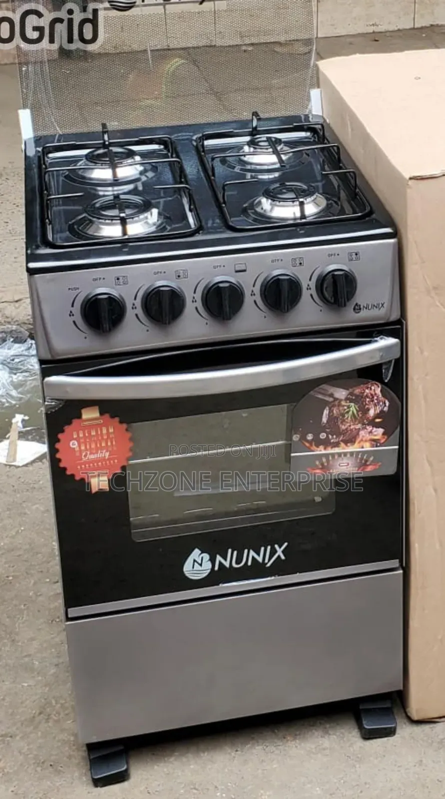 New Model 50*55 Nunix Full Gas Standing Cooker With Gas Oven 