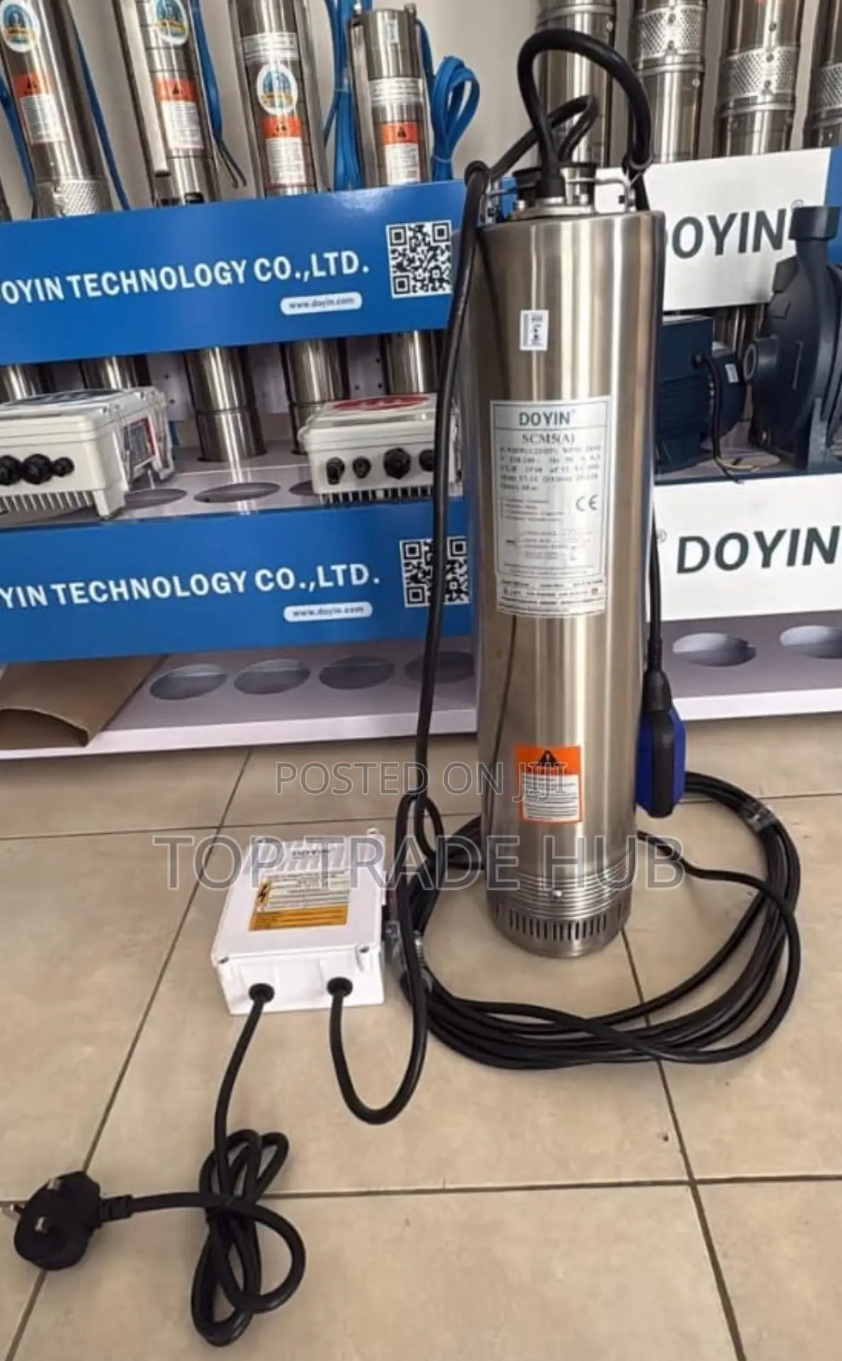 Durable Doyin Scm5 Ac Submersible Well Pump 1.25hp 64m Head