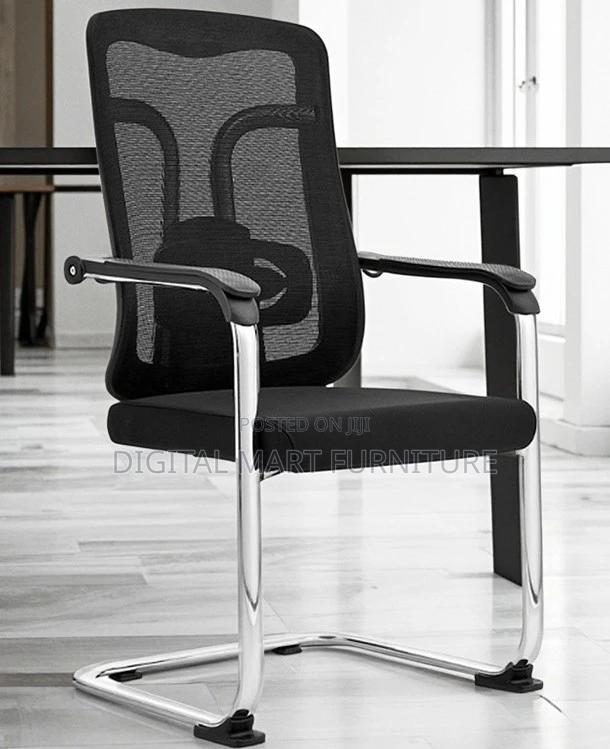 Office Chair: Simple Mesh Bow Office Chair - thumbnail 3
