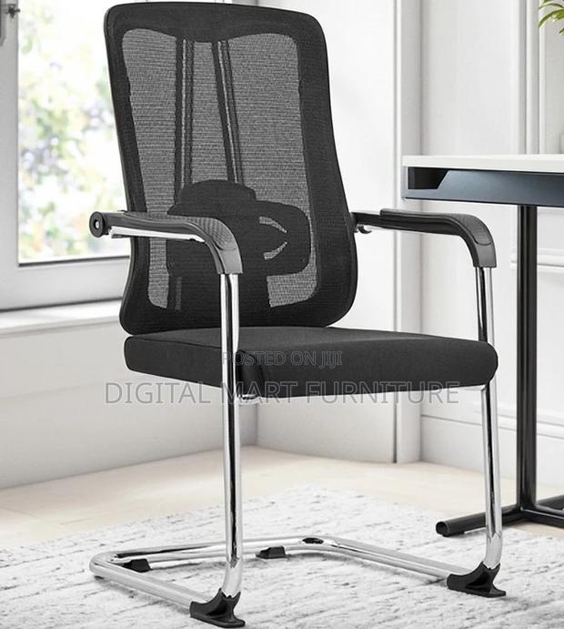 Office Chair: Simple Mesh Bow Office Chair - thumbnail 4