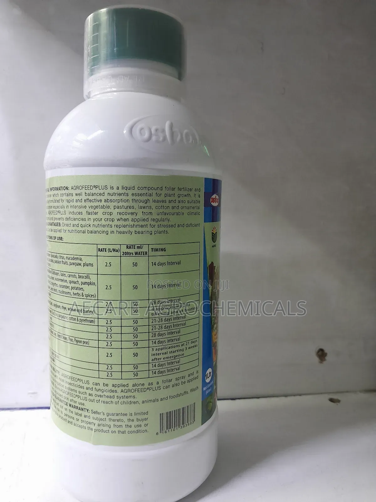 Agrofeed Plus Foliar Fertilizer 500ml, 1litre