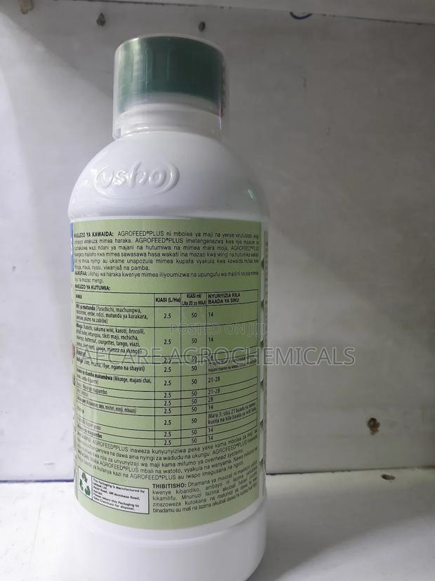 Agrofeed Plus Foliar Fertilizer 500ml, 1litre - thumbnail 8