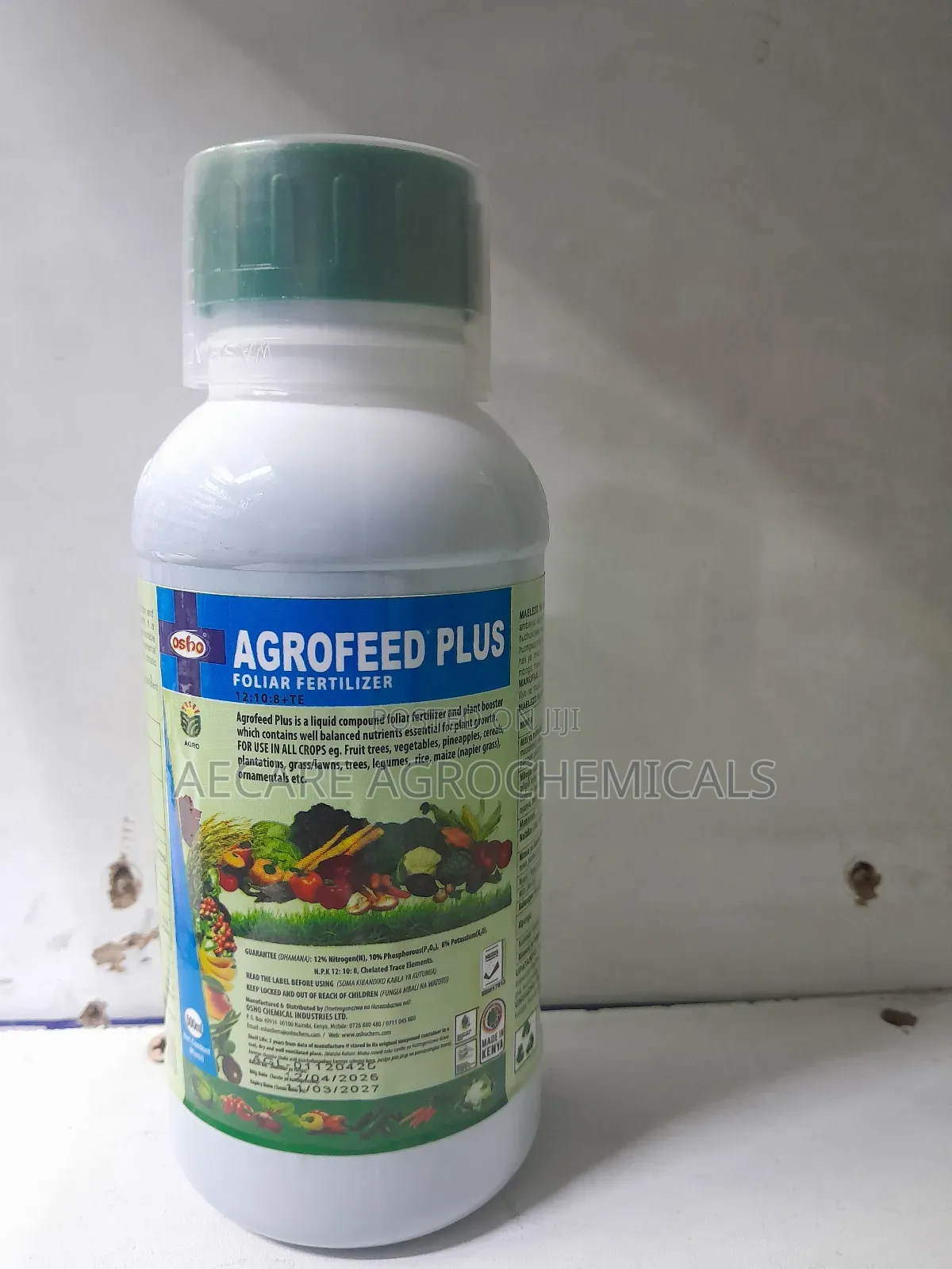 Agrofeed Plus Foliar Fertilizer 500ml, 1litre