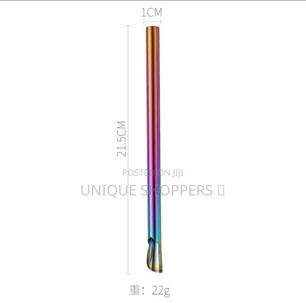 Multiple Use Stainless Steel Reusable Iced Drinks Straws - thumbnail 2