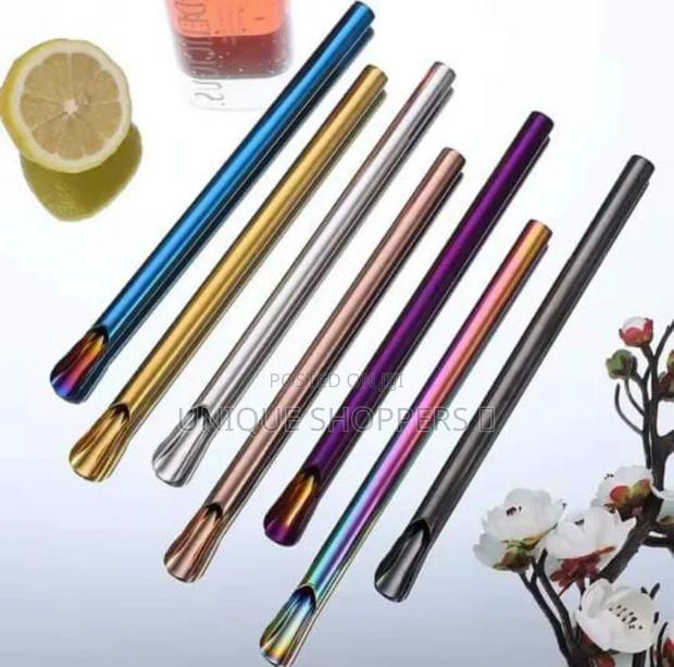 Multiple Use Stainless Steel Reusable Iced Drinks Straws - thumbnail 3