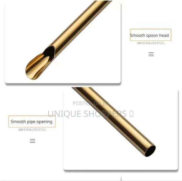 Multiple Use Stainless Steel Reusable Iced Drinks Straws - thumbnail 5