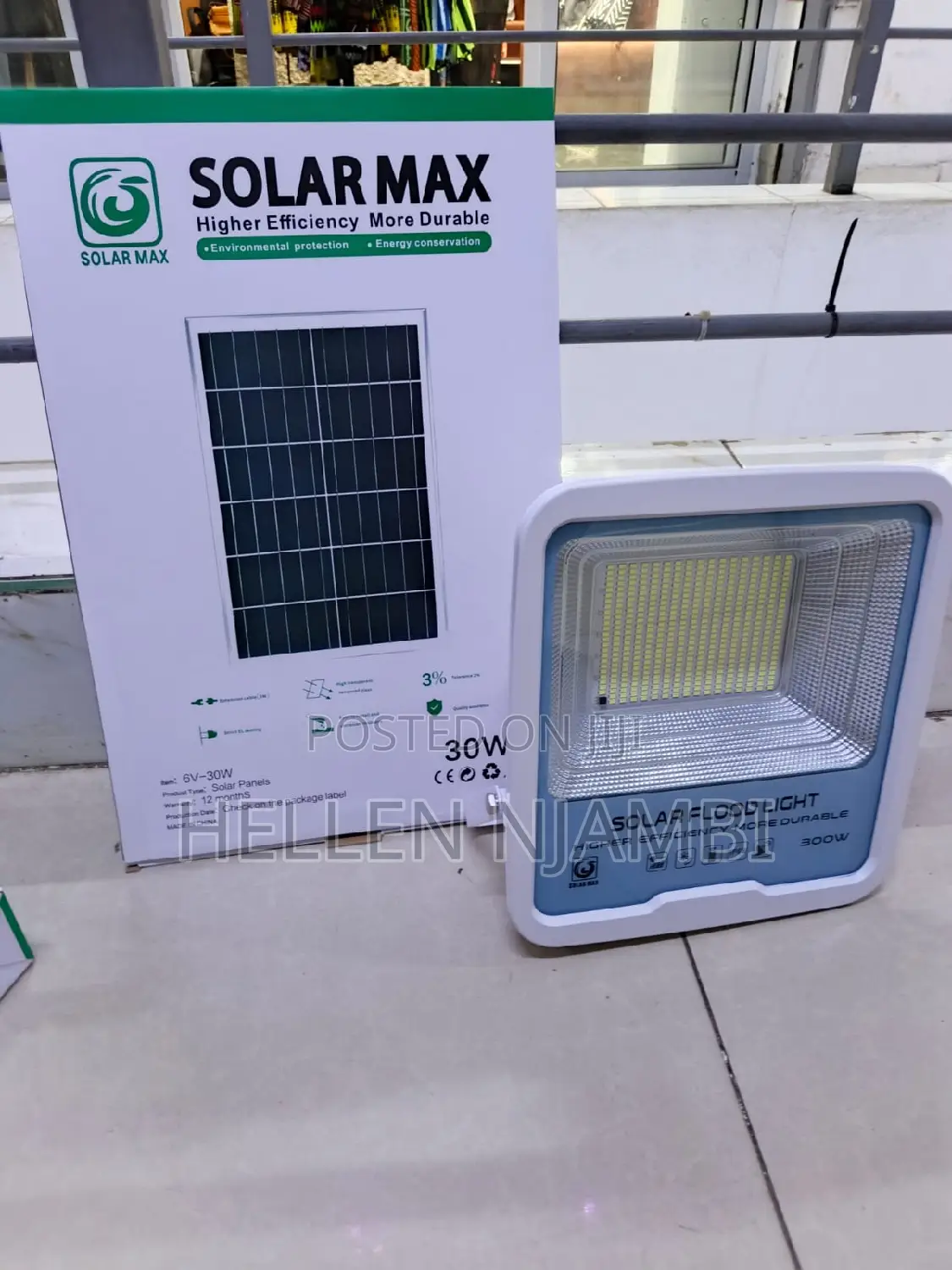300w Solarmax Outdoor Solar Floodlight