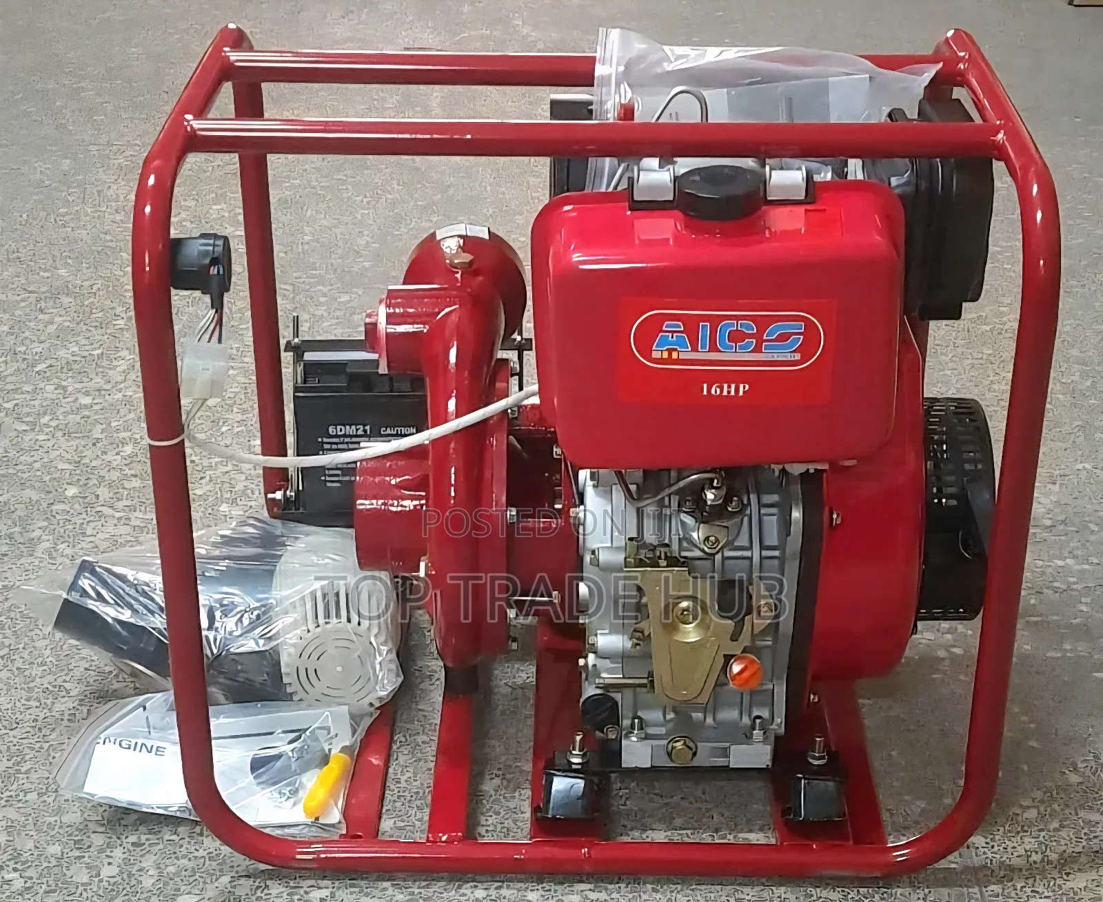 Aico Japan Diesel High-pressure Water Pump 16hp 3 Inch Keystart
