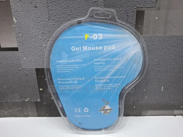 Mousepad With Gel Wrist Support ( Black In Colour) - thumbnail 2