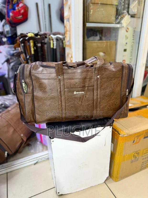 Large Travel Pu Leather Bag Duffle Bag - thumbnail 2