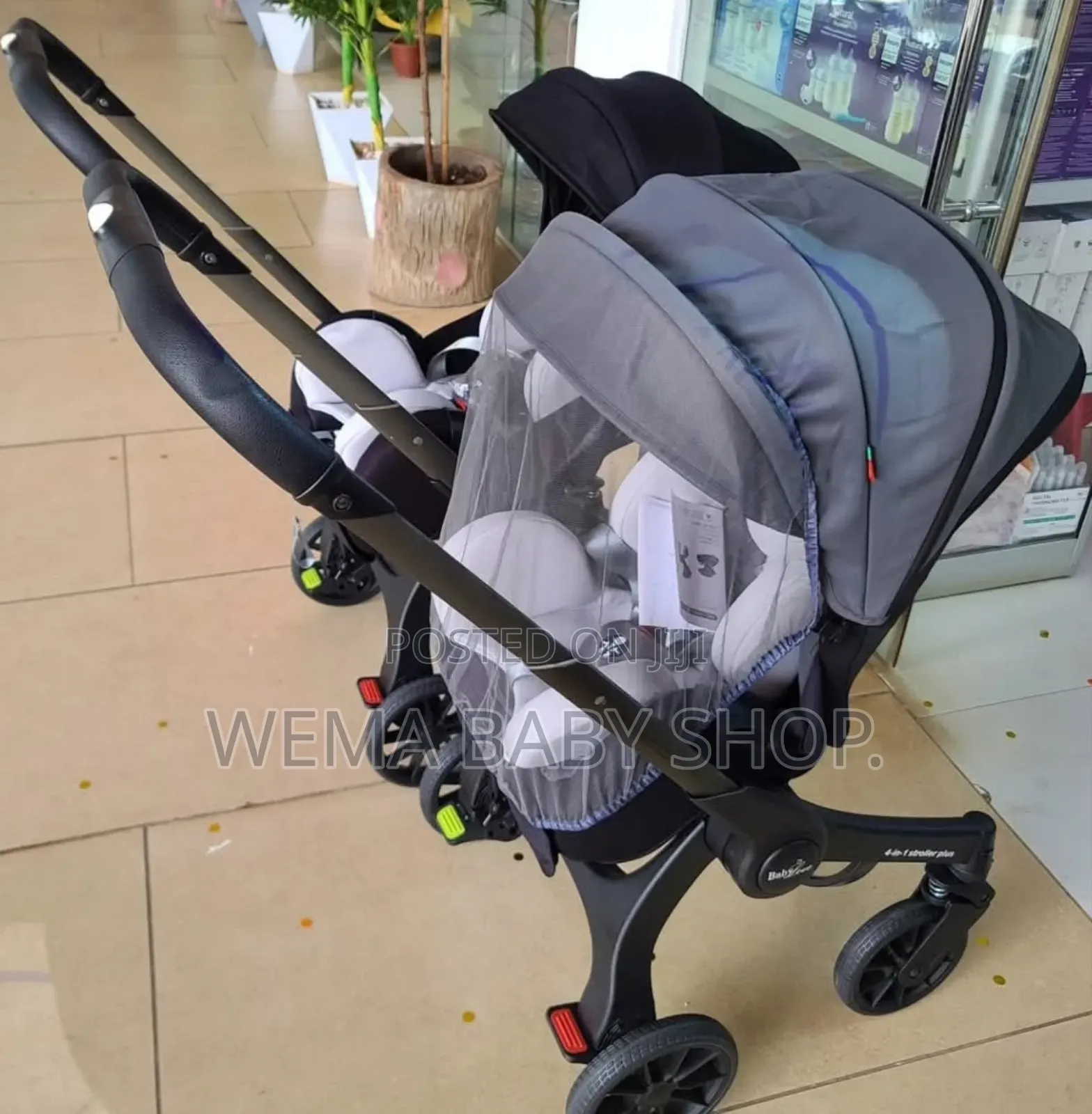 New Model 4 in 1 Baby Stroller (Stroller/Carry Cot/Carseat/Rocker)