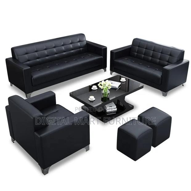 Office Sofa: Simple Style Pu Office Sofa - thumbnail 2