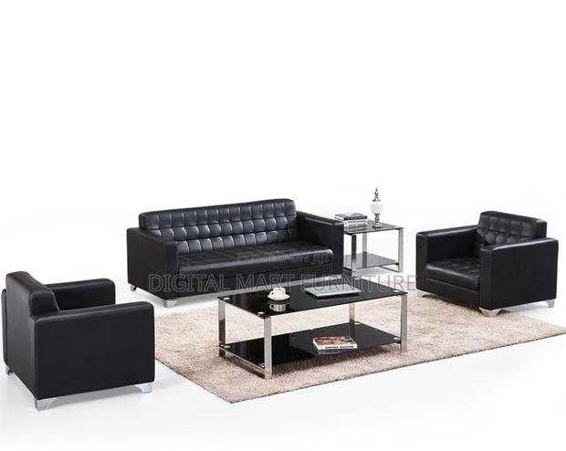 Office Sofa: Simple Style Pu Office Sofa - thumbnail 3