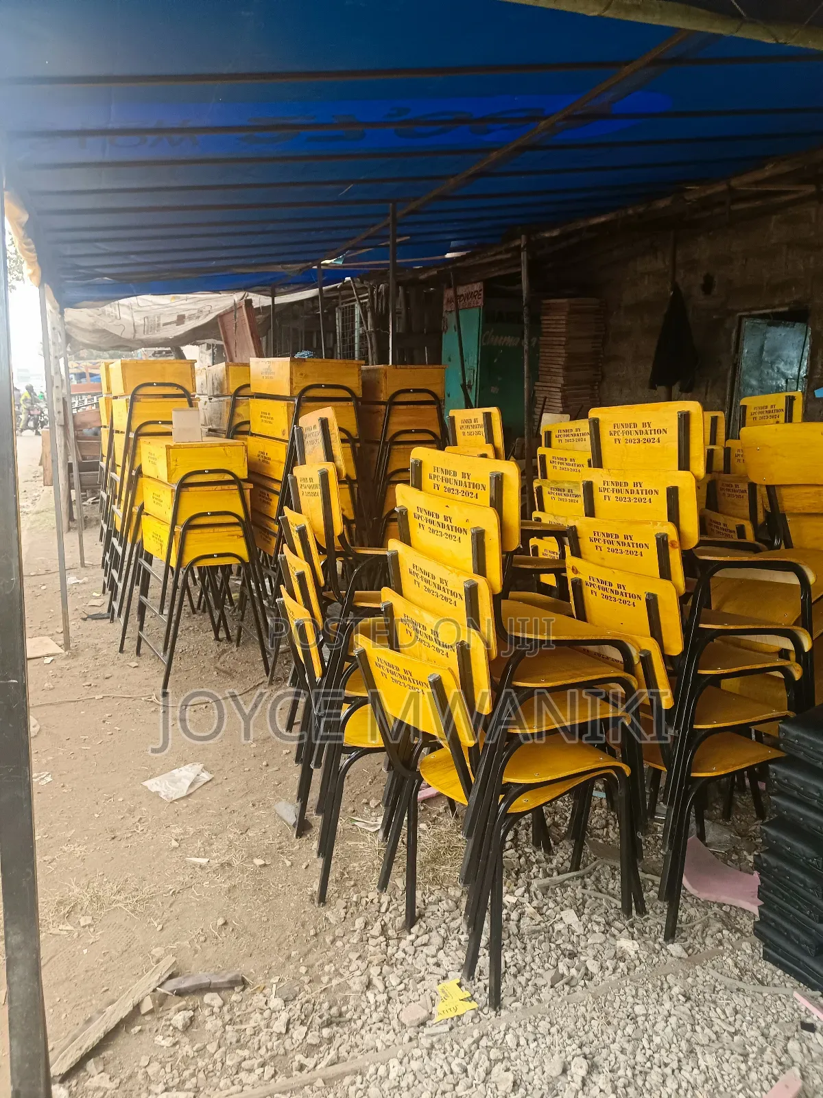 Branded School Lockers And Chairs