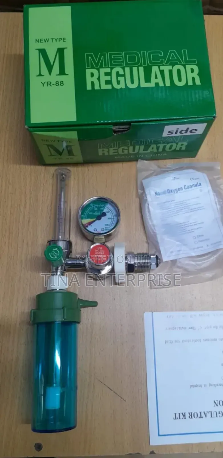 Oxgyen Regulator Side/ Top