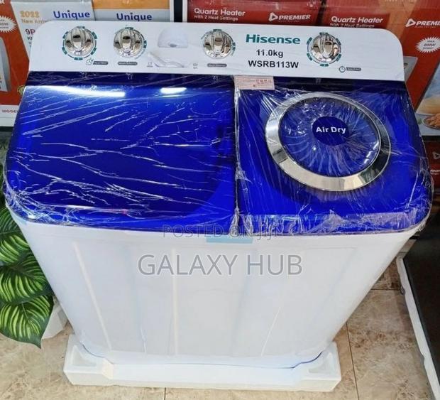 Twin‐Tub Semi‐Automatic Washing Machine
Hisense 13kg