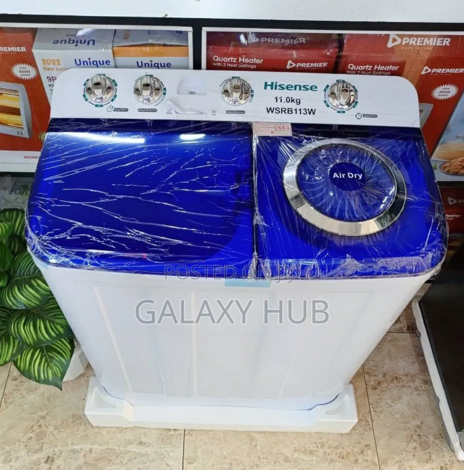 Hisense Twin Tub Top Load Semi Automatic Washing Machine
20kgs