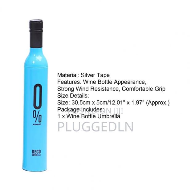 Wine Bottle Umbrella *Folding Uv Umbrella* - thumbnail 3