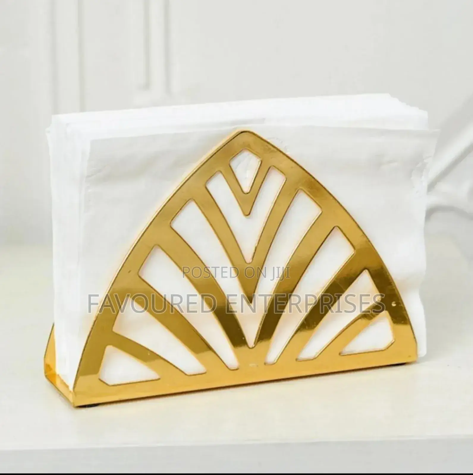 Gold Serviette Holder