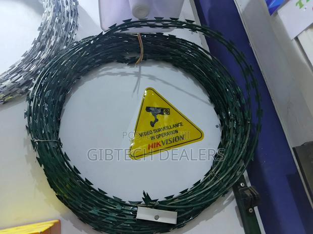Green Razor Wire Double Galvanized 450mm