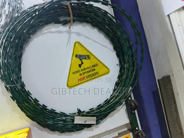 Green Razor Wire Double Galvanized 450mm 10m