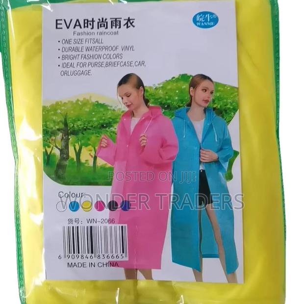 Durable Light Weight Eva Rain Coat in 6 Colours - main view