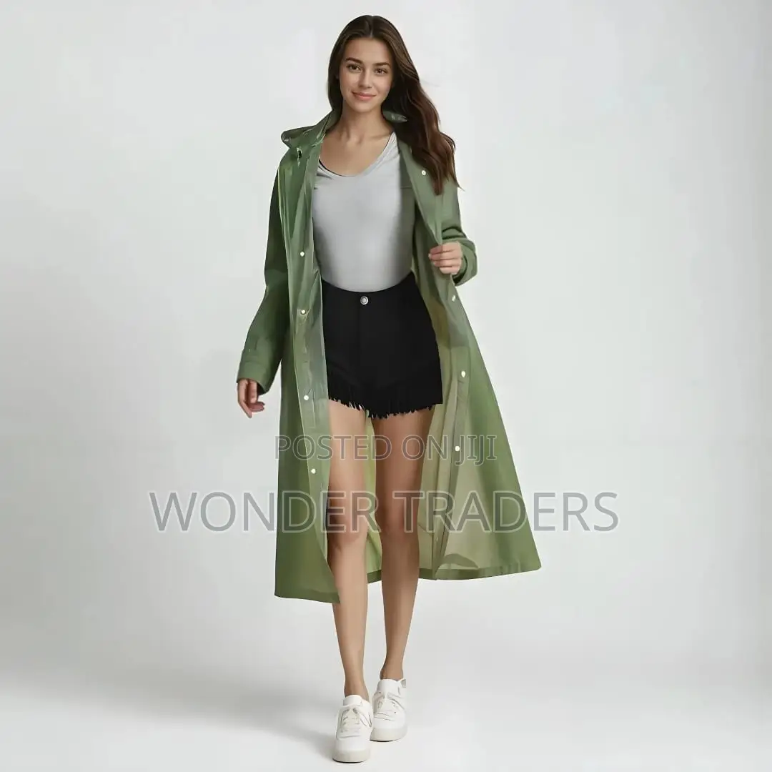 Durable Light Weight Eva Rain Coat in 6 Colours