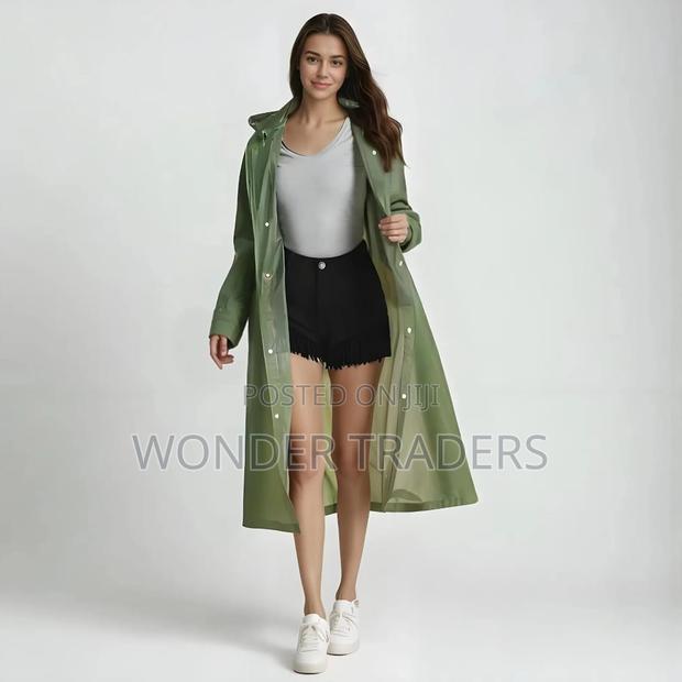 Durable Light Weight Eva Rain Coat in 6 Colours - thumbnail 2