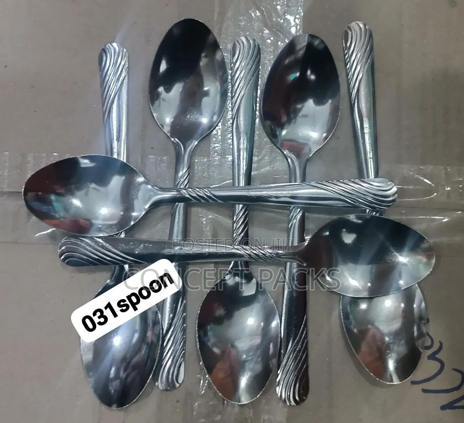 120pcs Aluminium Spoons
