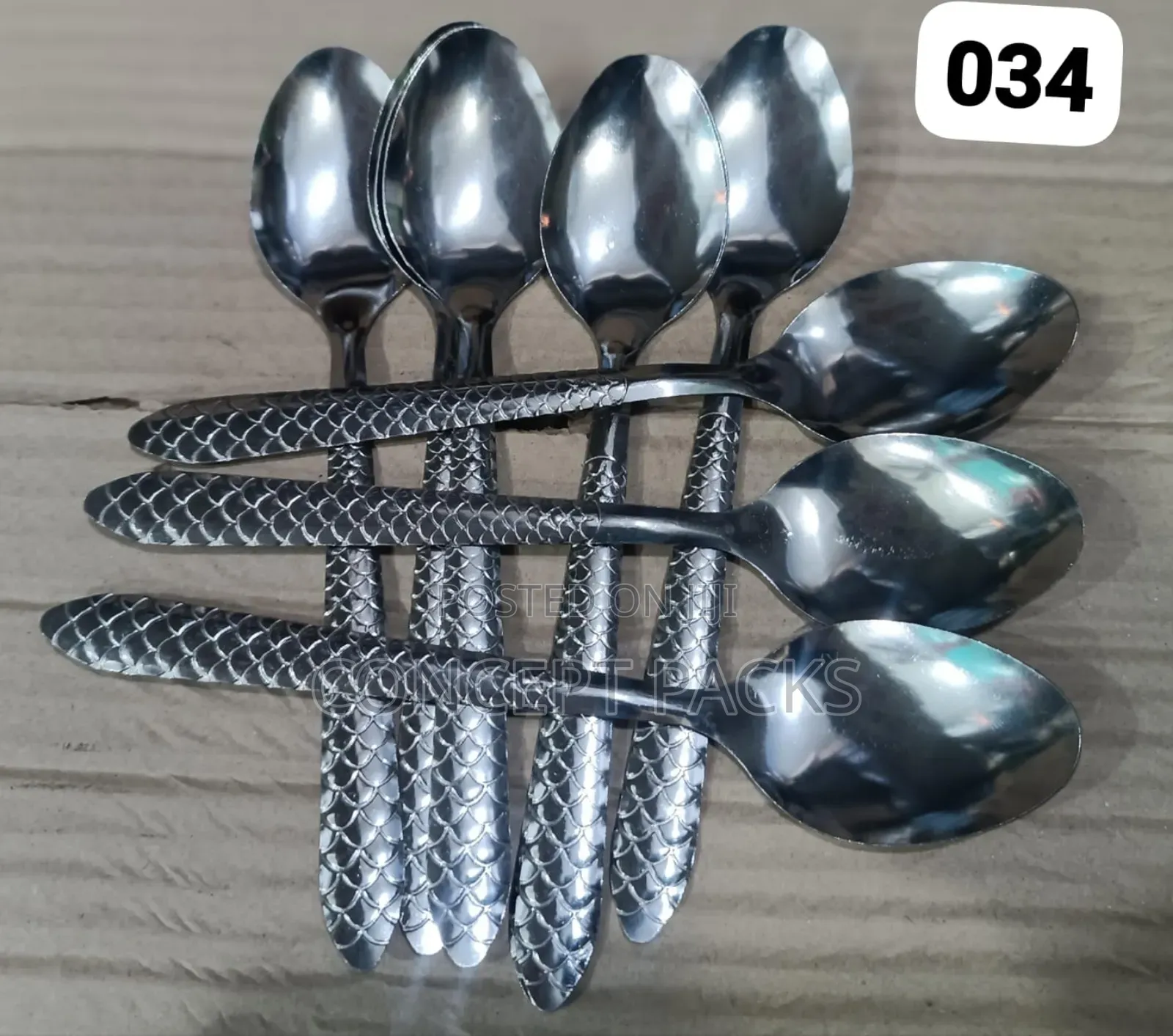 120pcs Aluminium Spoons
